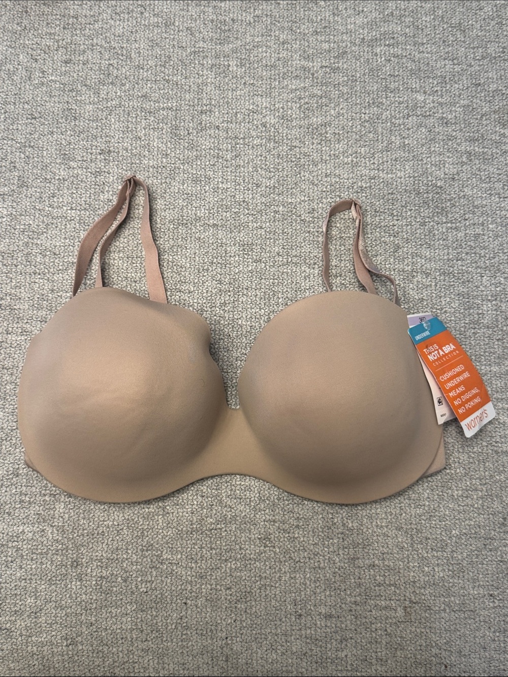NWT Warner’s This Is Not a Bra Underwire Bra Nude 36D